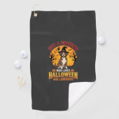 Labrador Halloween Oma Hond Ontwerp_1 Golfhanddoek (Insitu)