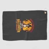 Labrador Halloween Oma Hond Ontwerp_1 Golfhanddoek (Horizontaal)
