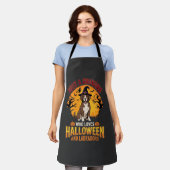 Labrador Halloween Oma Hond Ontwerp_1 Schort (Gedragen)