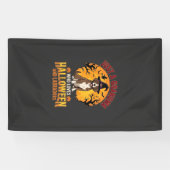 Labrador Halloween Oma Hond Ontwerp_1 Spandoek (Horizontaal)
