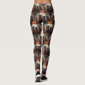 Labrador Halloween Spoken Leggings (Achterkant)