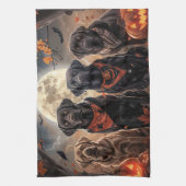 Labrador Halloween Spooky Theedoek (Verticaal)