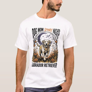 Labrador Halloween T-shirt Vintage Dog Moeder Graf