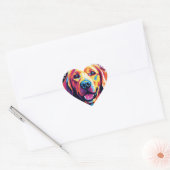 Labrador hart sticker (Envelop)