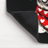 Labrador Heart Bandana Cool Lab Dog Lover Men Wome Muismat (Hoek)