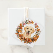 Labrador-herfstkrans Bedankjes Labels (In situ)