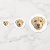 Labrador Hond 3D Geïnspireerd Confetti (Voorkanten)
