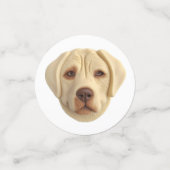 Labrador Hond 3D Geïnspireerd Confetti (Kleine voorkant)