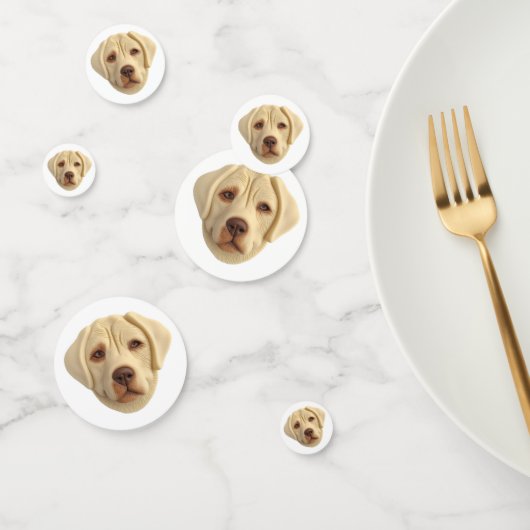Labrador Hond 3D Geïnspireerd Confetti (Groep)