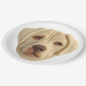 Labrador Hond 3D Geïnspireerd Papieren Bordje (Gekanteld)