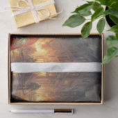 Labrador hond als brandweerman - tissuepapier (Geschenk)