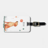 Labrador-hond Bagage Label (Voorkant horizontaal)