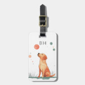 Labrador-hond Bagage Label (Voorkant verticaal)