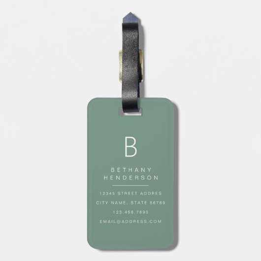 Labrador-hond Bagage Label (Achterkant verticaal)