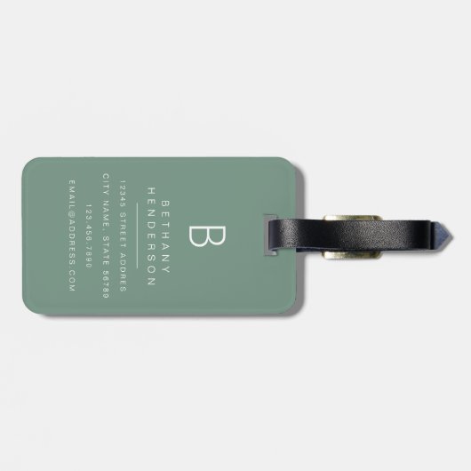 Labrador-hond Bagage Label (Achterkant horizontaal)
