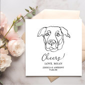 Labrador Hond Gepersonaliseerd Cheers Servetten