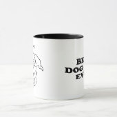 Labrador Hond Gepersonaliseerd Kerstcadeau Mok (Midden)