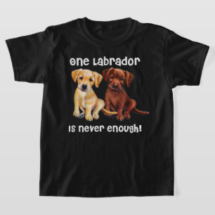 Labrador Hond grappig Gift geel chocolade bruin la T-shirt