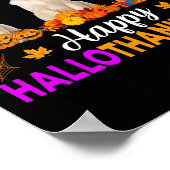 Labrador Hond Halloween Kerstmis Hallothanksmas 1 Poster (Hoek)