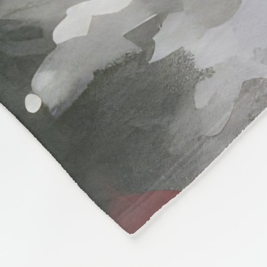 Labrador Hond in Sneeuw Kerstmis Fleece Deken (Hoek)