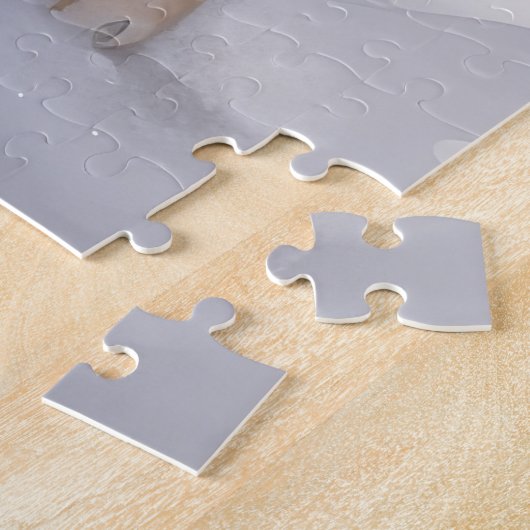 Labrador Hond in Sneeuw Kerstmis Legpuzzel (Zijkant)