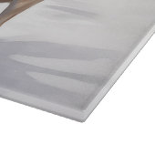 Labrador Hond in Sneeuw Kerstmis Snijplank (Hoek)