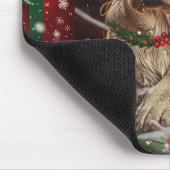 Labrador Hond Kerst Festiviteit Muismat (Hoek)