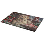 Labrador Hond Kerst Festiviteit Snijplank (Hoek)