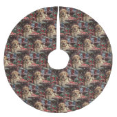 Labrador Hond Kerstfeest Kerstboom Rok (Voorkant)