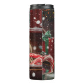 Labrador Hond Kerstfeest Thermosbeker (Achterkant)