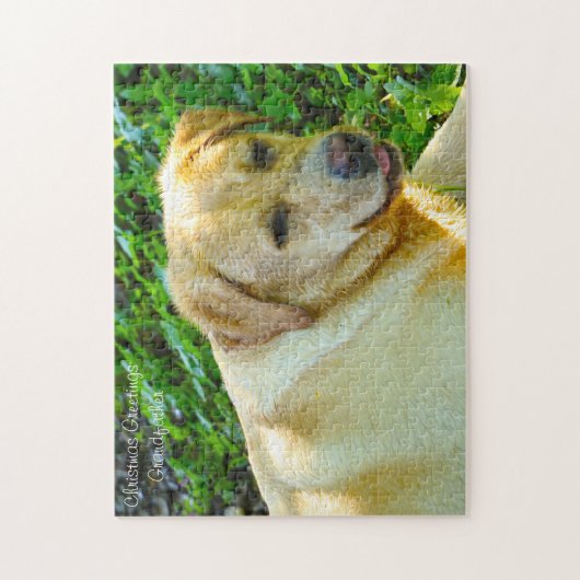 Labrador hond. legpuzzel (Verticaal)