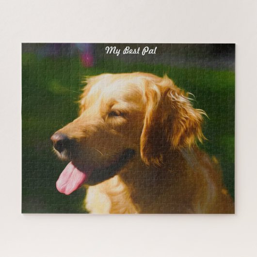 Labrador hond. legpuzzel (Horizontaal)