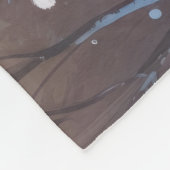 Labrador hond loopt in de sneeuw met kerst Pet Fleece Deken (Hoek)