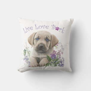 Labrador Hond Moeder Bloemstuk Kussen