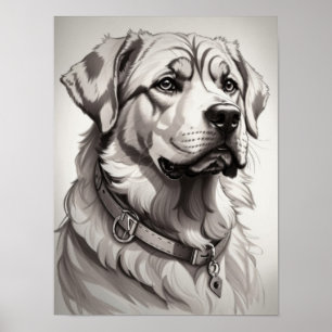 Labrador Hond Poster