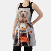 Labrador Hond Rijden Motorfiets Kerstmis Schort (Insitu)