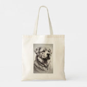 Labrador hond tote bag (Achterkant)