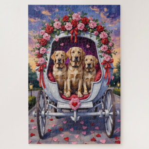 Labrador Hond Valentijnsdag Legpuzzel