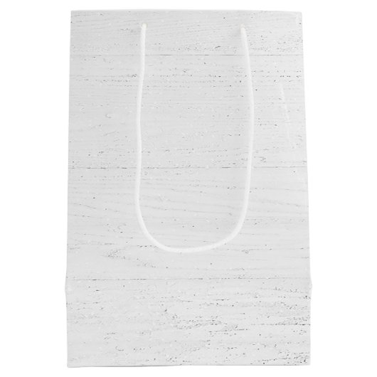 Labrador-honden in Red Kerstmis, middelbaar cadeau Medium Cadeauzakje (Achterkant)