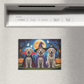 Labrador Honden Pompoen Halloween Grappig Magneet (Insitu (Vaatwasser))