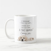Labrador Honden Zwangerschap Aankondiging Koffiemok (Links)