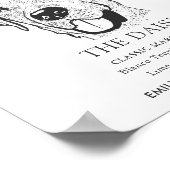 Labrador Hondenbruiloft Handtekening Drink Teken Poster (Hoek)