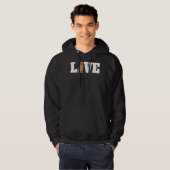 Labrador hondenliefde 245 hoodie (Voorkant volledig)