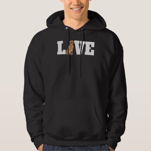 Labrador hondenliefde 245 hoodie (Voorkant)