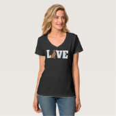 Labrador hondenliefde 245 t-shirt (Voorkant volledig)
