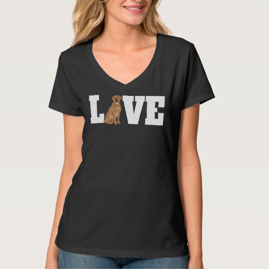 Labrador hondenliefde 245 t-shirt (Voorkant)