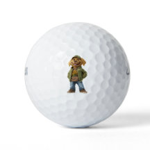 Labrador-hondenliefhebber golfballen