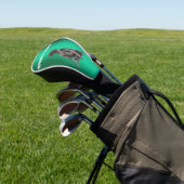 Labrador Hondenliefhebber groen persoonlijk Golfheadcover (Insitu)