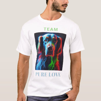 LABRADOR HONDENLIEFHEBBER PURE LOVE TEAM T-SHIRT