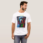 LABRADOR HONDENLIEFHEBBER PURE LOVE TEAM T-SHIRT (Voorkant volledig)